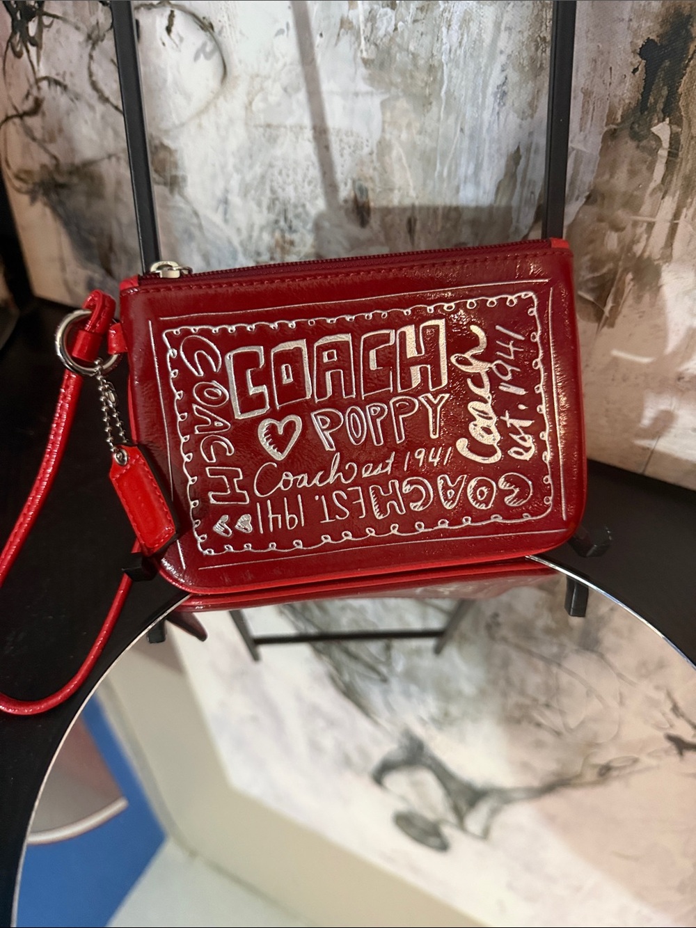 Coach Poppy Wristlet-NWOT